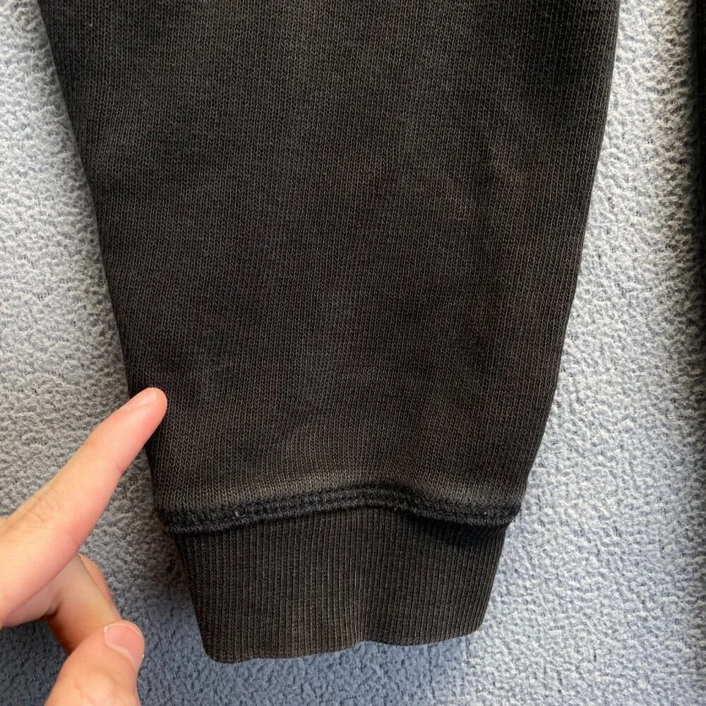 Tommy Bahama Men’s Sweater Black Cotton Long Sleeve Quarter Zip‎ Size XL